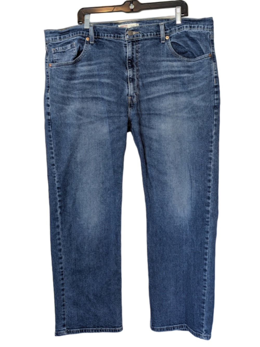 Men's Signature by Levi Strauss & Co. Relaxed Jeans Blue 42 x 30 Denim
